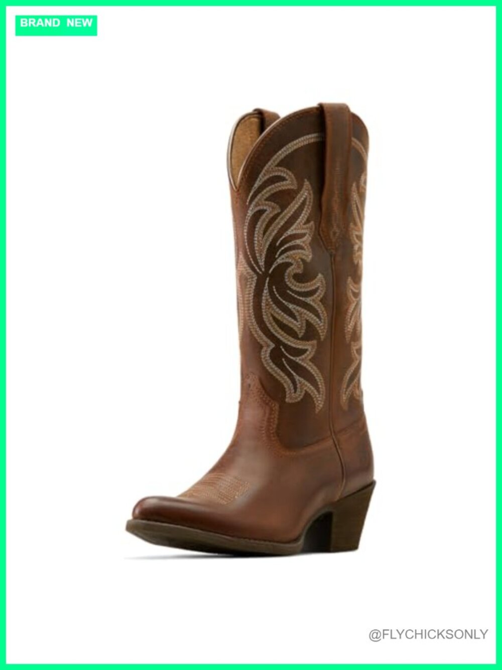 Western Boots with StretchFit Panels and Cushioned Insole